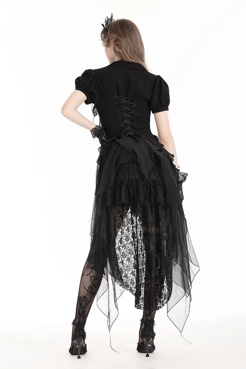 In Mourning Gothic Bustle Skirt - Image 6