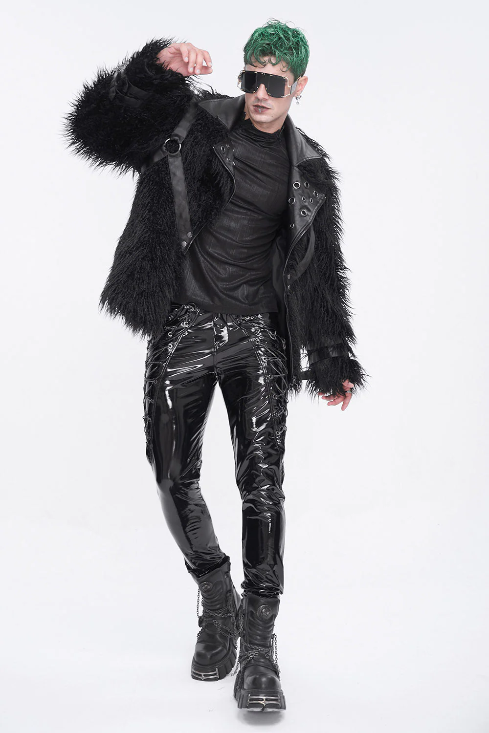 In the Death Business Vinyl Pants - Image 2