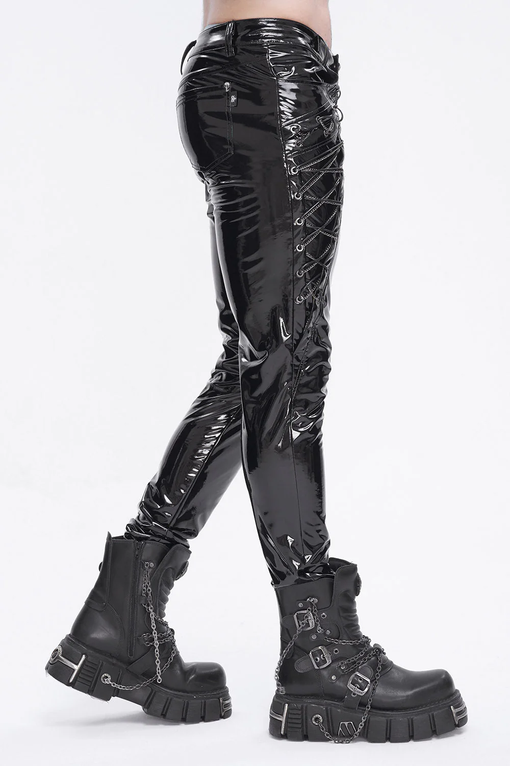 In the Death Business Vinyl Pants - Image 4