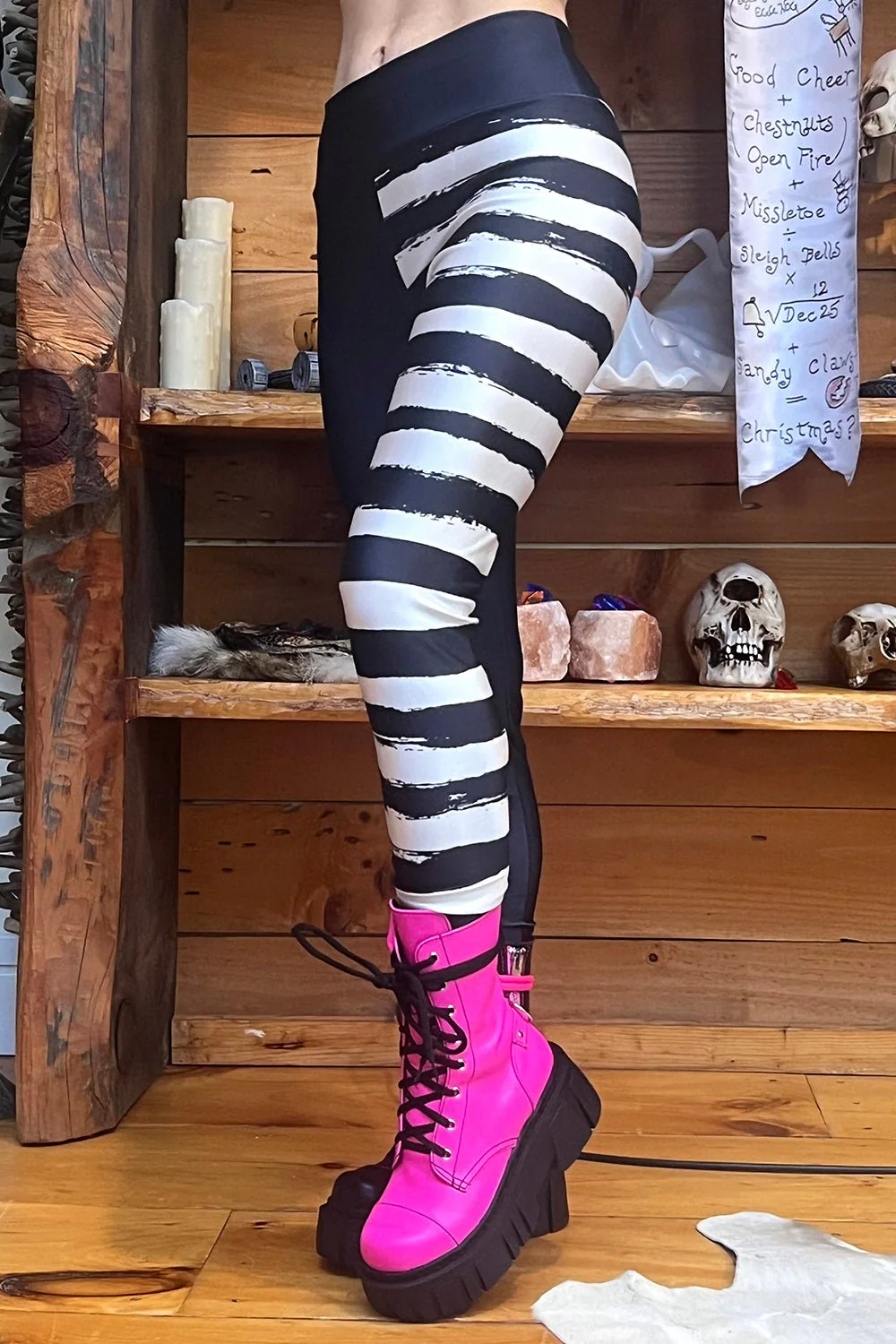 It's Showtime Striped Leggings - Image 8