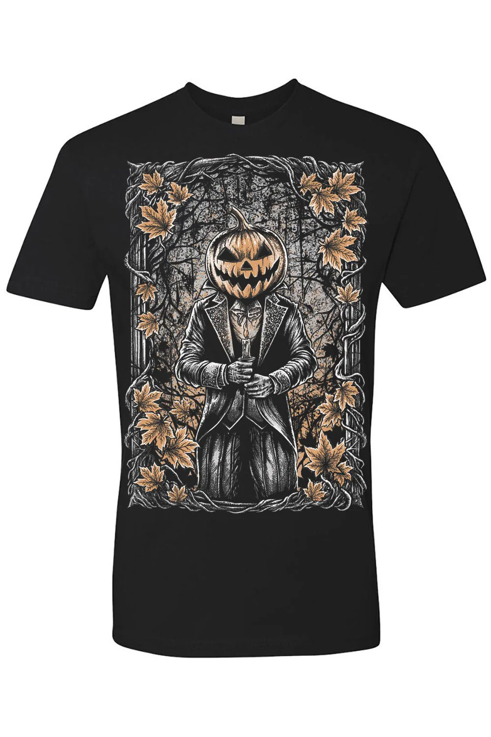 Jack-O-Lantern Gentleman T-shirt - Image 2