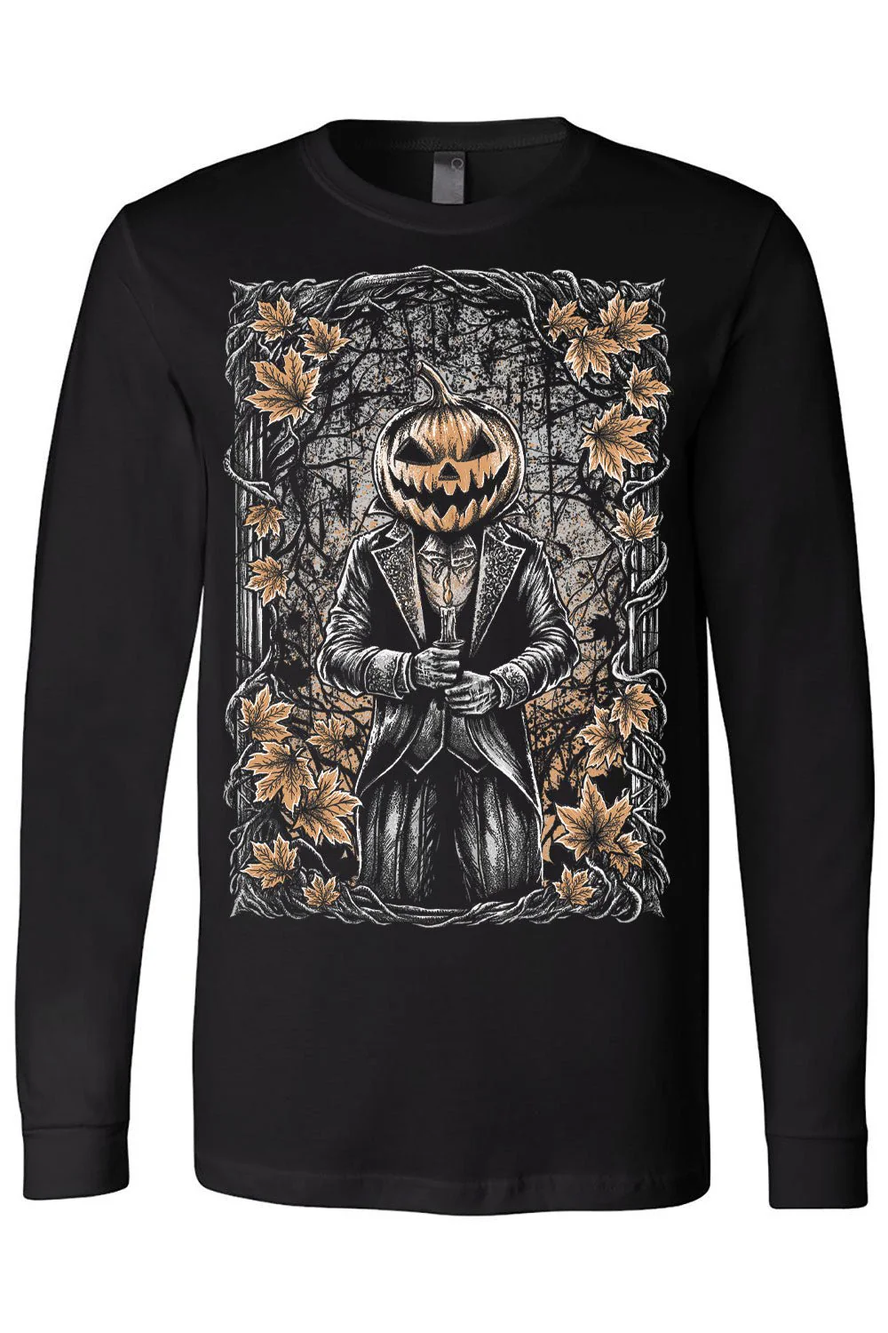 Jack-O-Lantern Gentleman T-shirt - Image 4