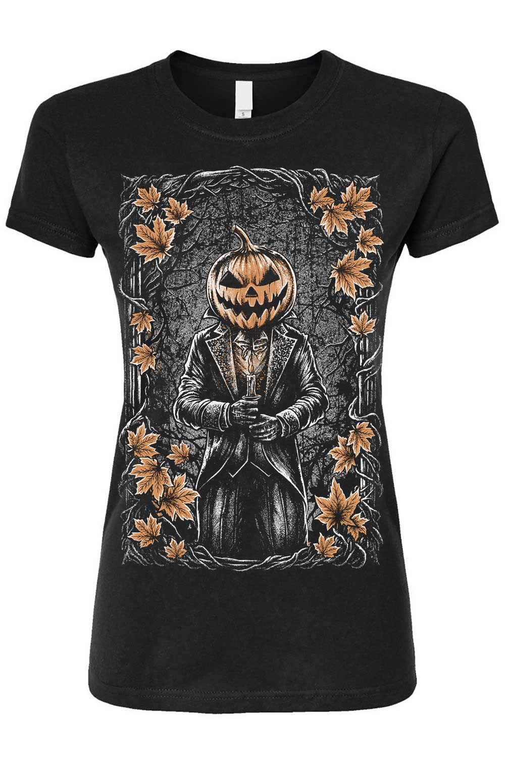 Jack-O-Lantern Gentleman T-shirt - Image 5
