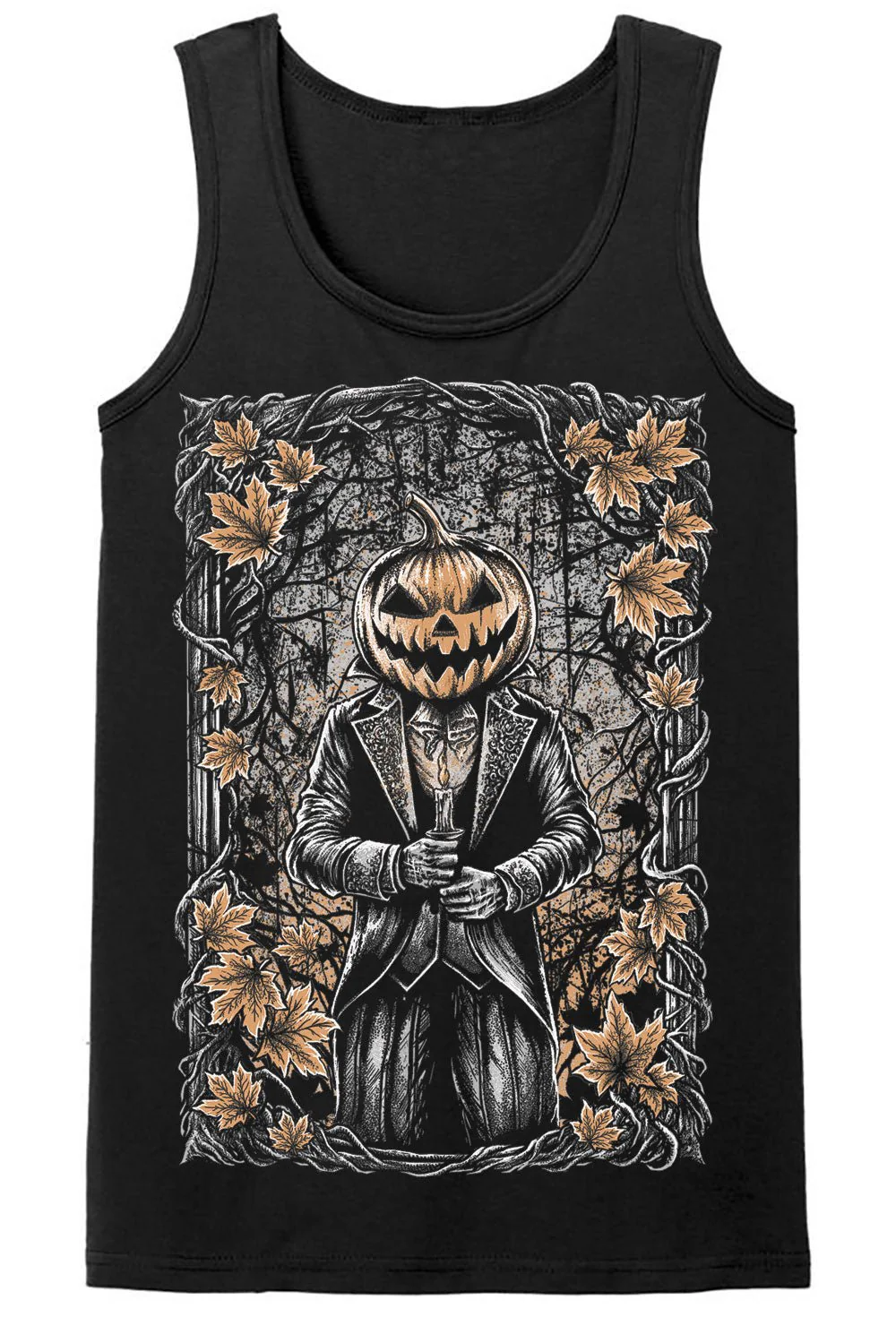Jack-O-Lantern Gentleman T-shirt - Image 6