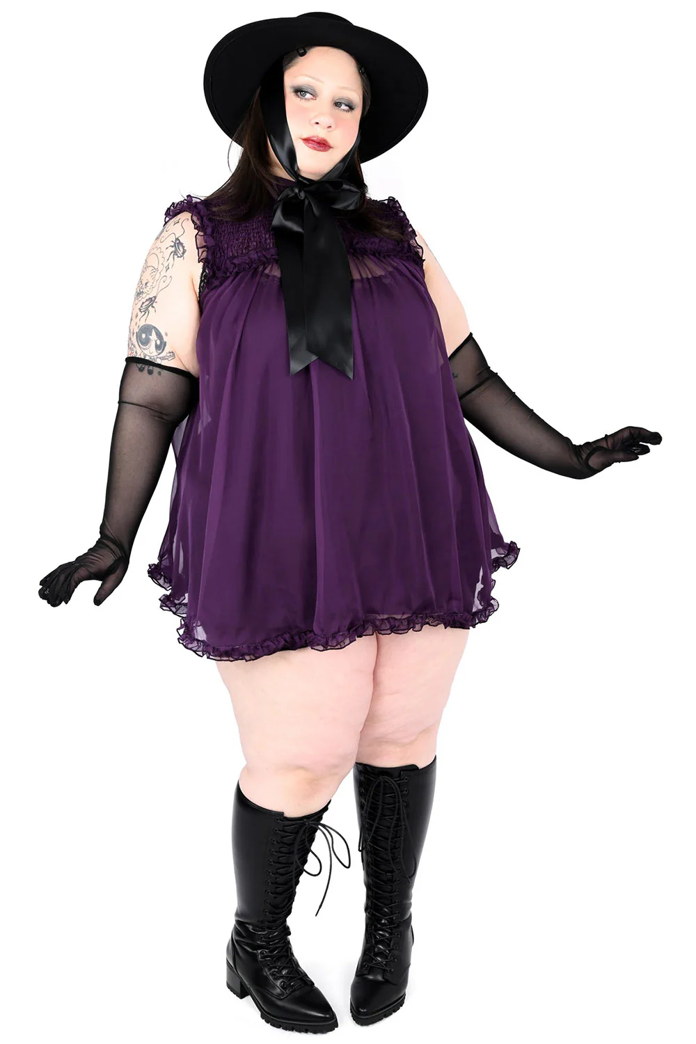Kathryn Babydoll Dress - Flora - Image 8
