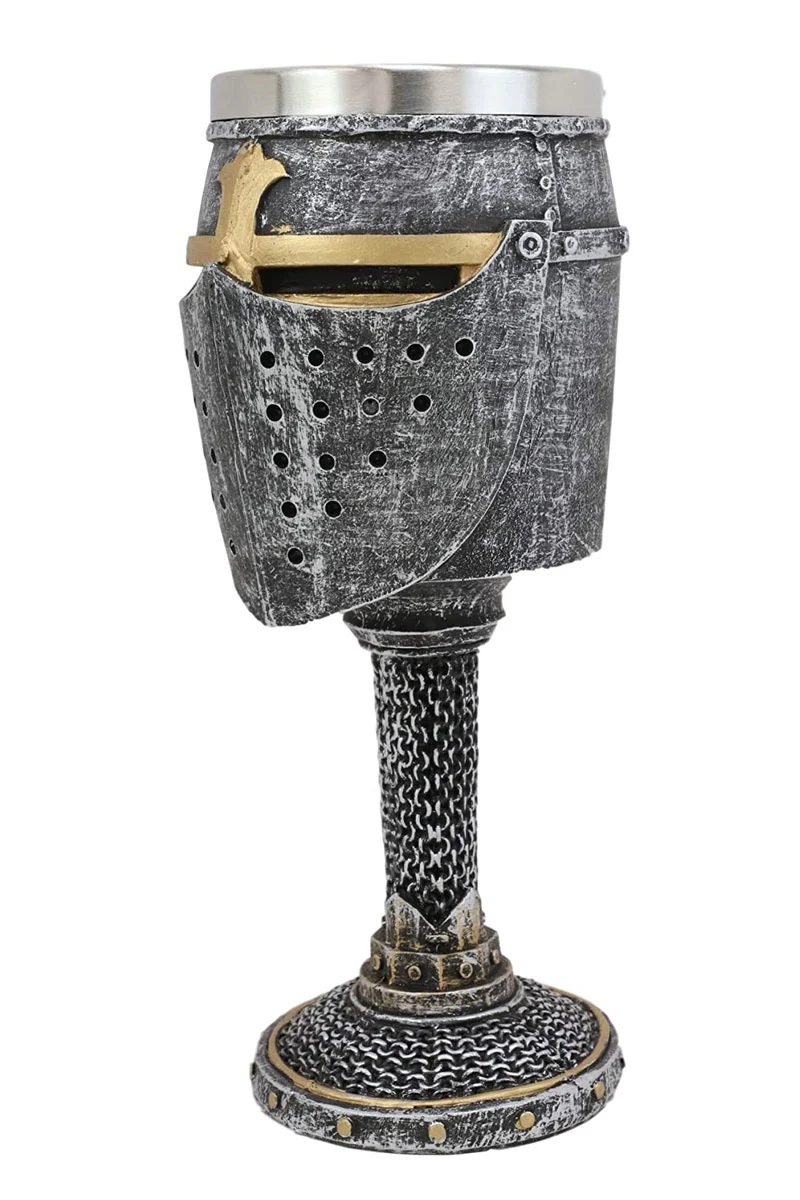 Knight Helmet Goblet - Image 2