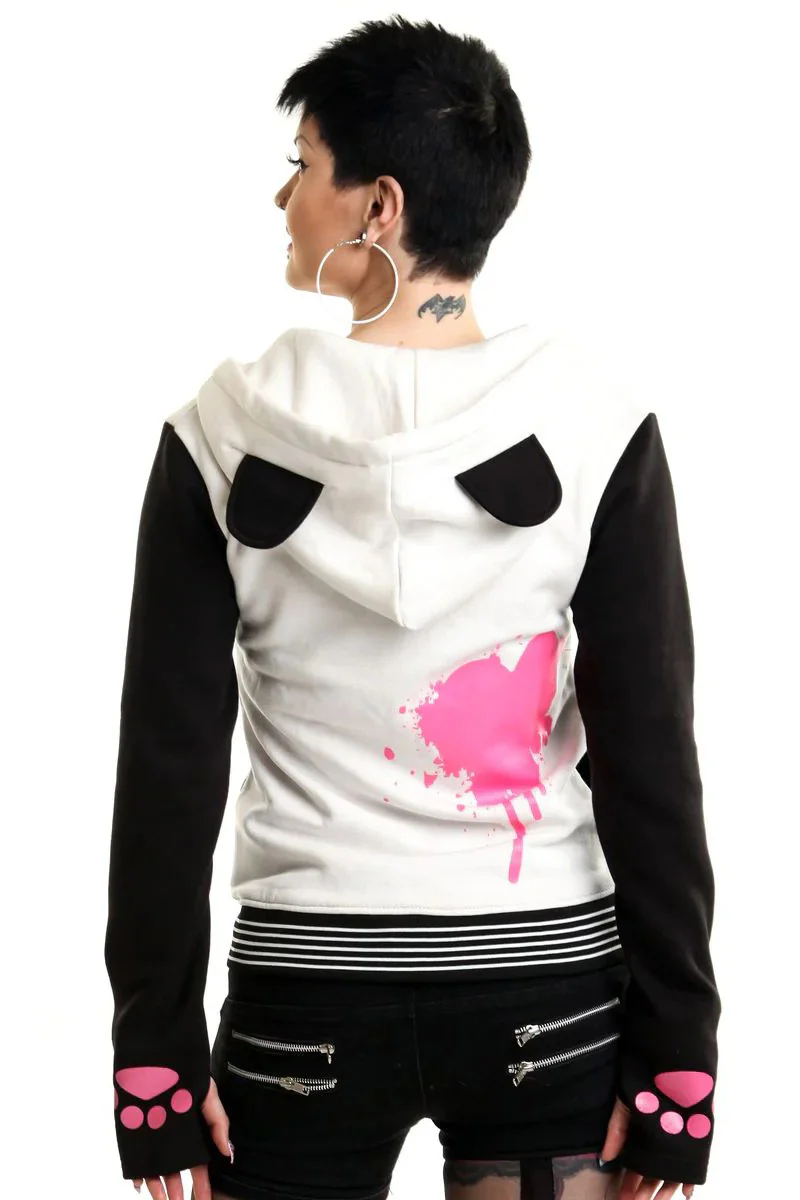 KP Mase Hoodie [WHITE/BLACK] - Image 2