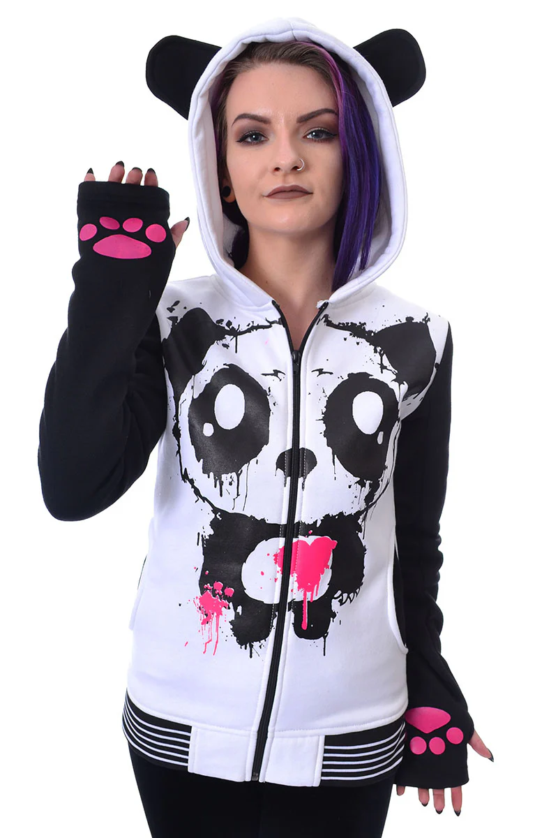 KP Mase Hoodie [WHITE/BLACK] - Image 3