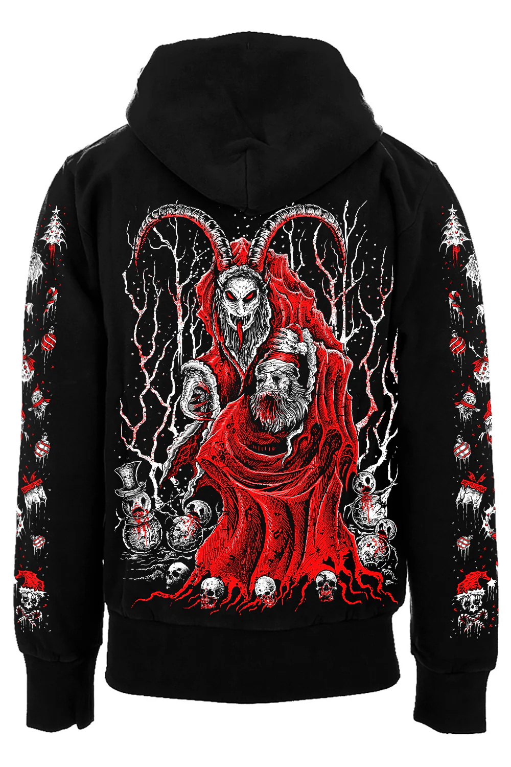 Krampus Killing Christmas Hoodie - Image 2