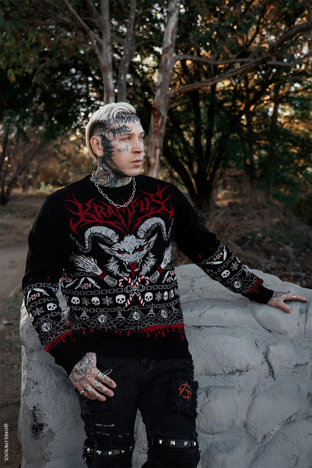 Krampusnacht Knit Xmas Sweater - Image 10