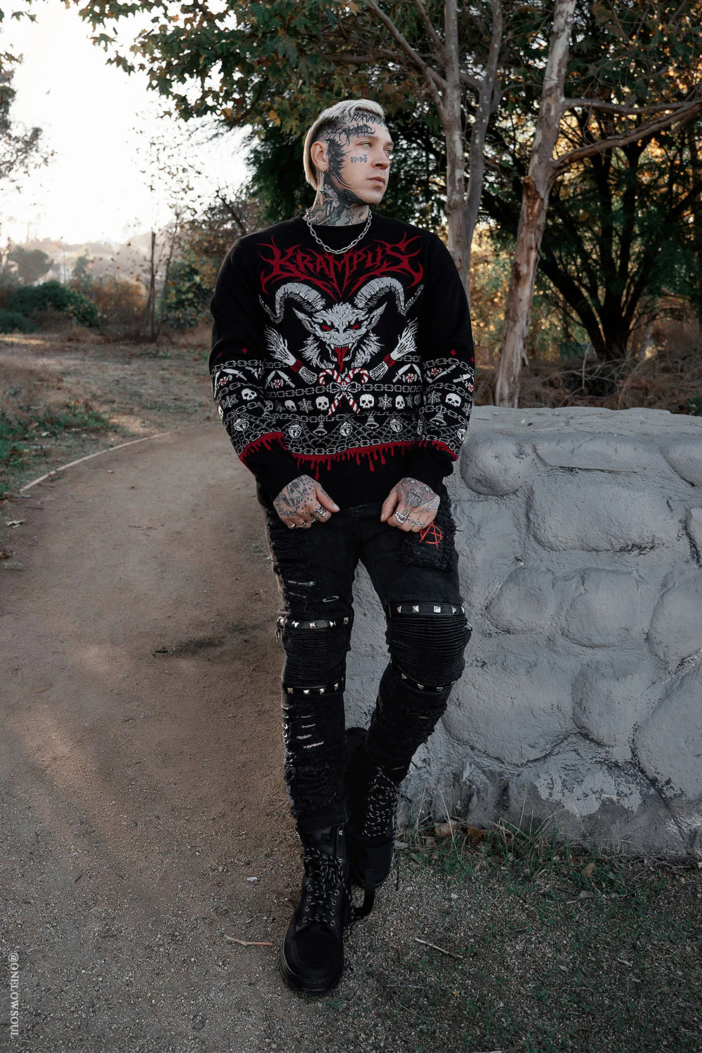 Krampusnacht Knit Xmas Sweater - Image 12