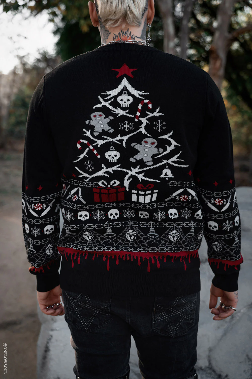 Krampusnacht Knit Xmas Sweater - Image 8