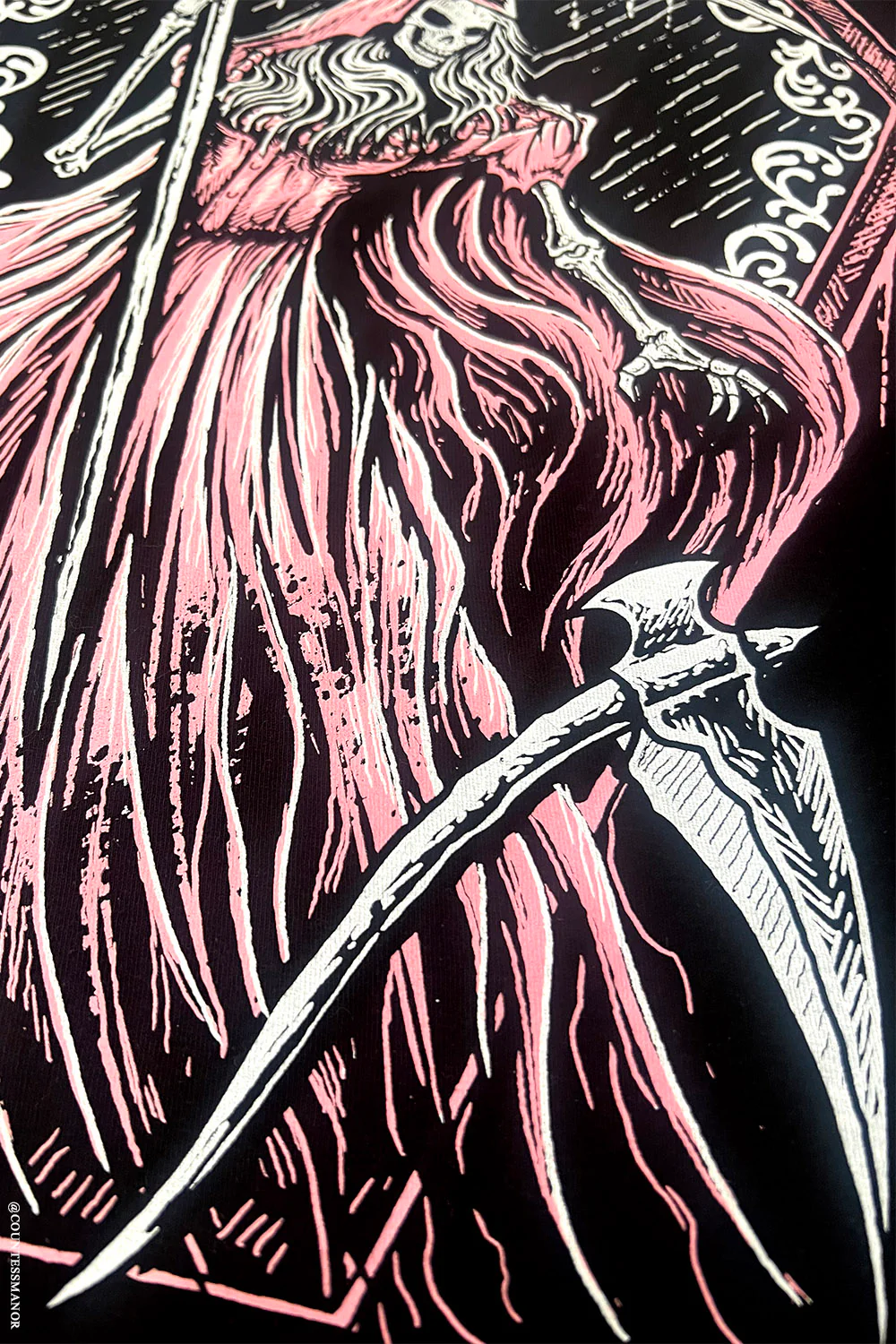 Lady Grim Reaper T-shirt - Image 8