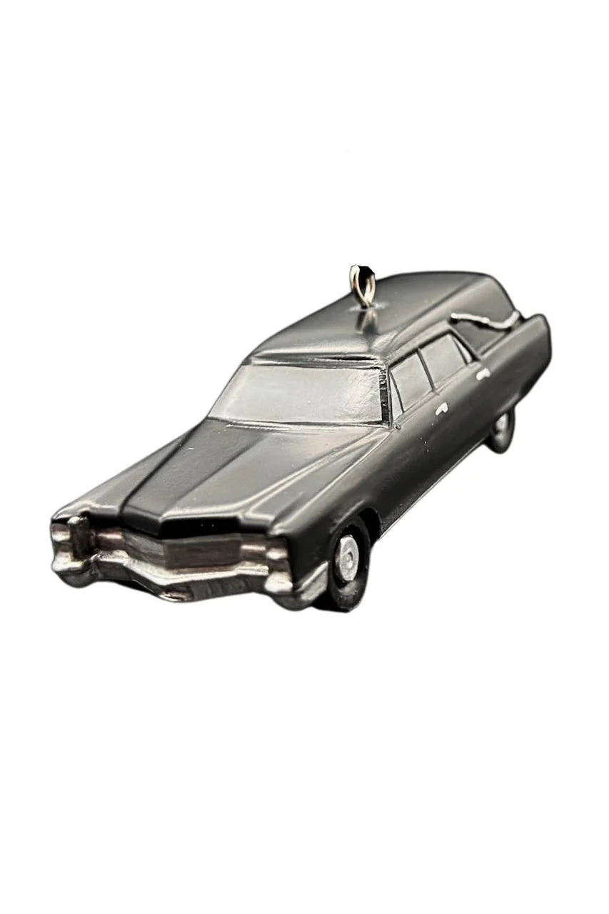 Last Ride Hearse Christmas Ornament - Image 2