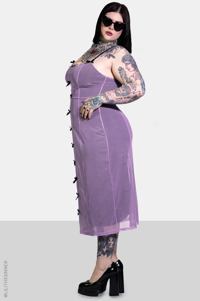 Lavender Valentina Midi Dress - Image 3