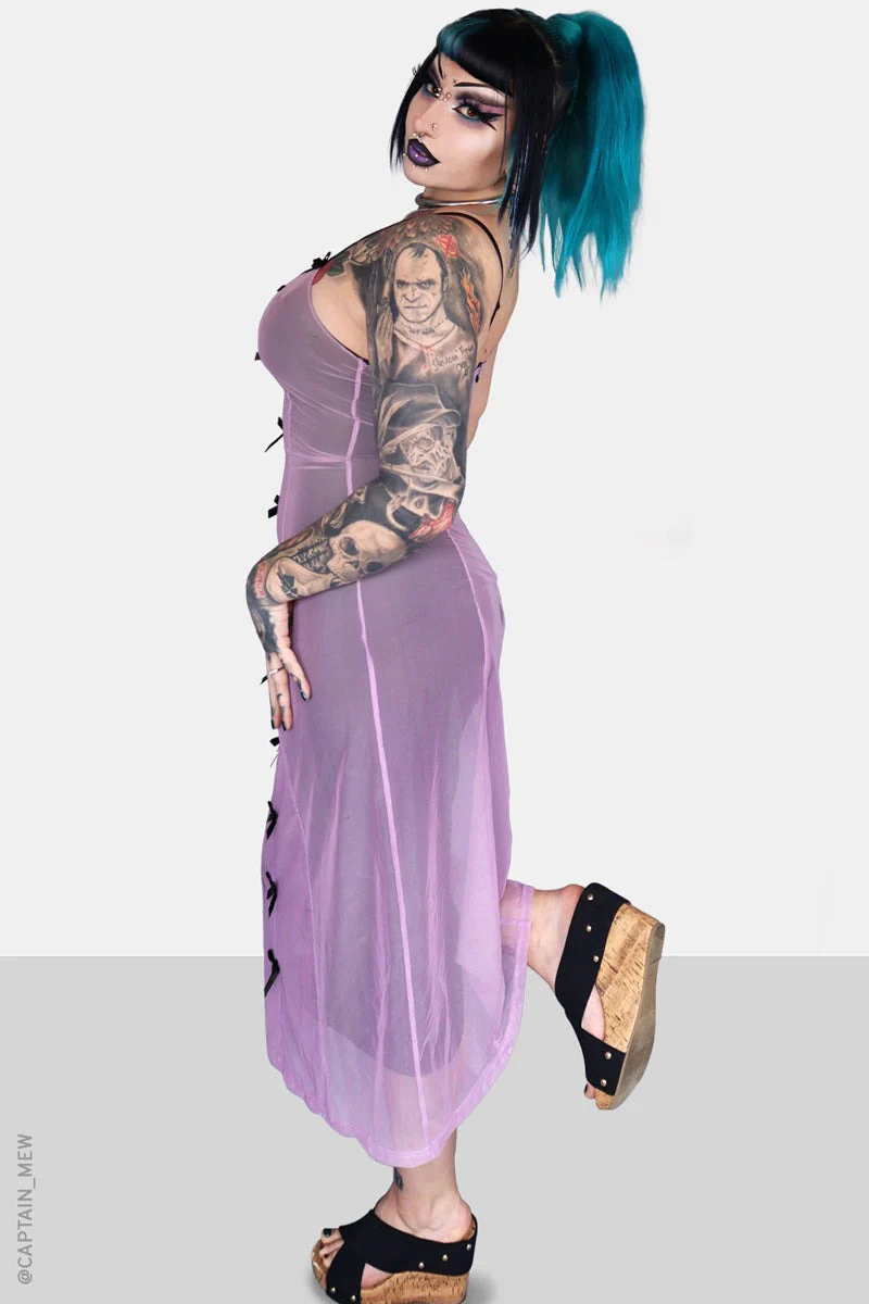 Lavender Valentina Midi Dress - Image 8