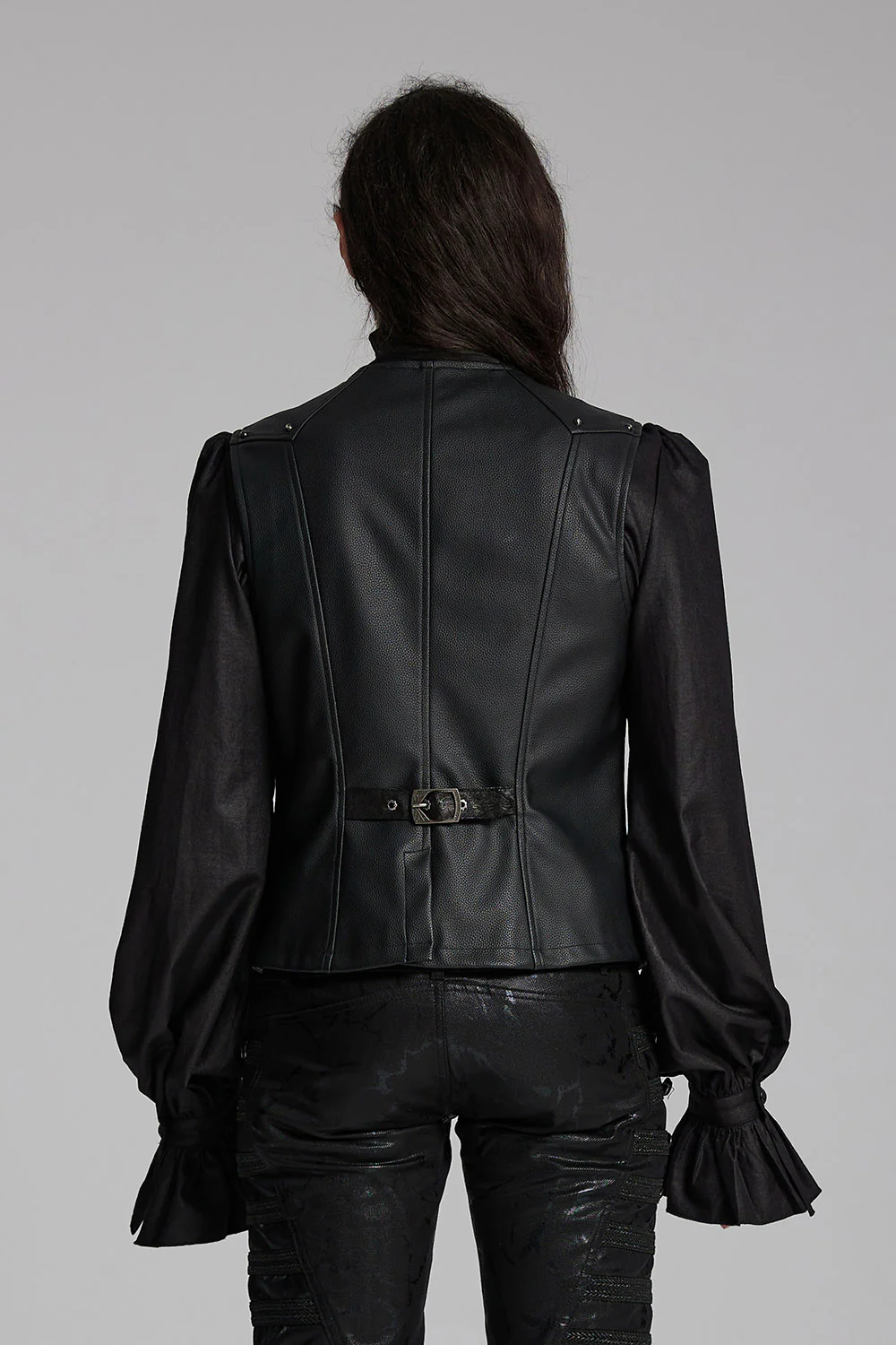 Lawless Studded Leather Vest - Image 5