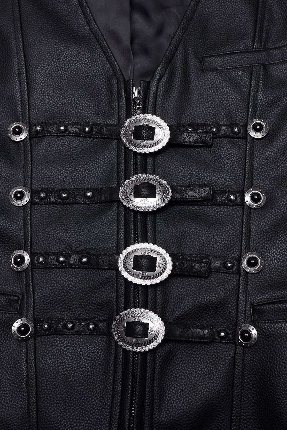 Lawless Studded Leather Vest - Image 9
