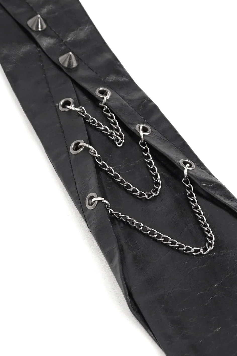 Leather Punk Necktie - Image 6