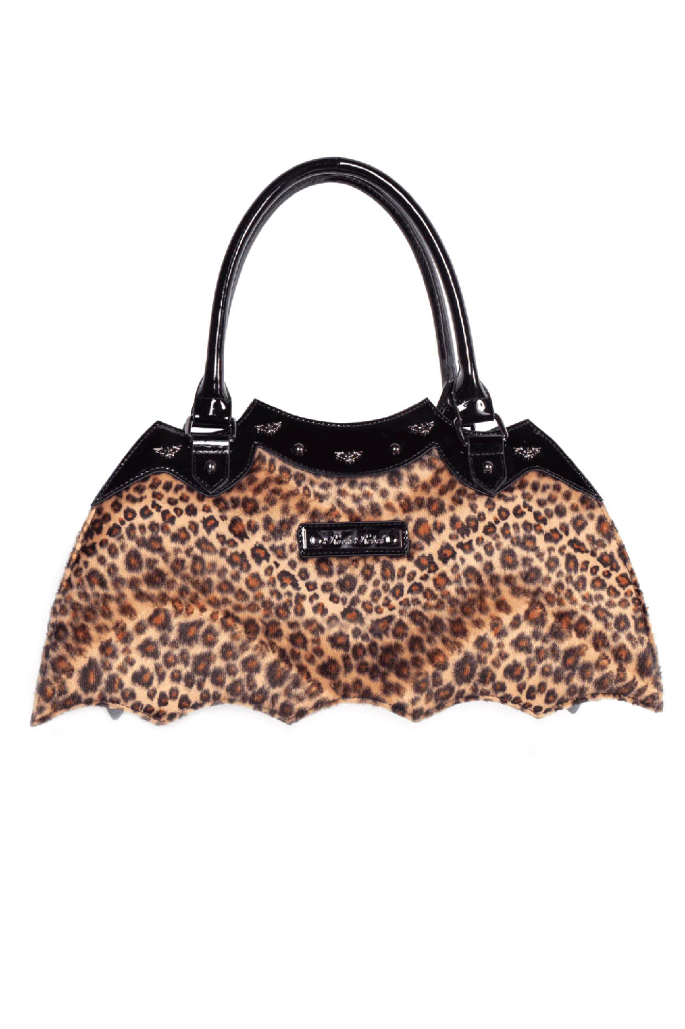 Leopard Bat Handbag - Image 4