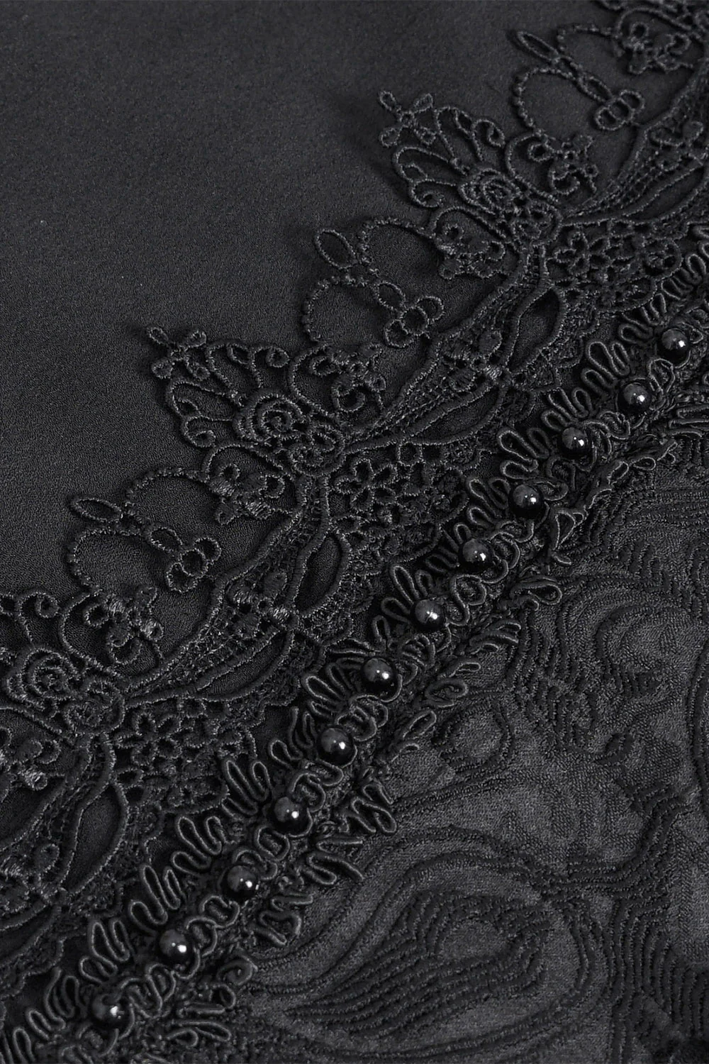 Lestat Button Down Damask Top - Image 9