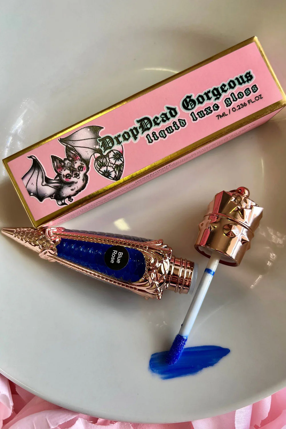 Liquid Luxe Lip Gloss [Blue Rose] - Image 4