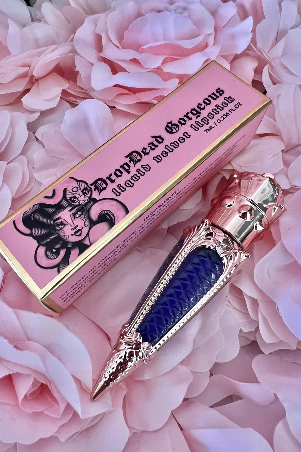 Liquid Luxe Velvet Lipstick [Violet] - Image 2