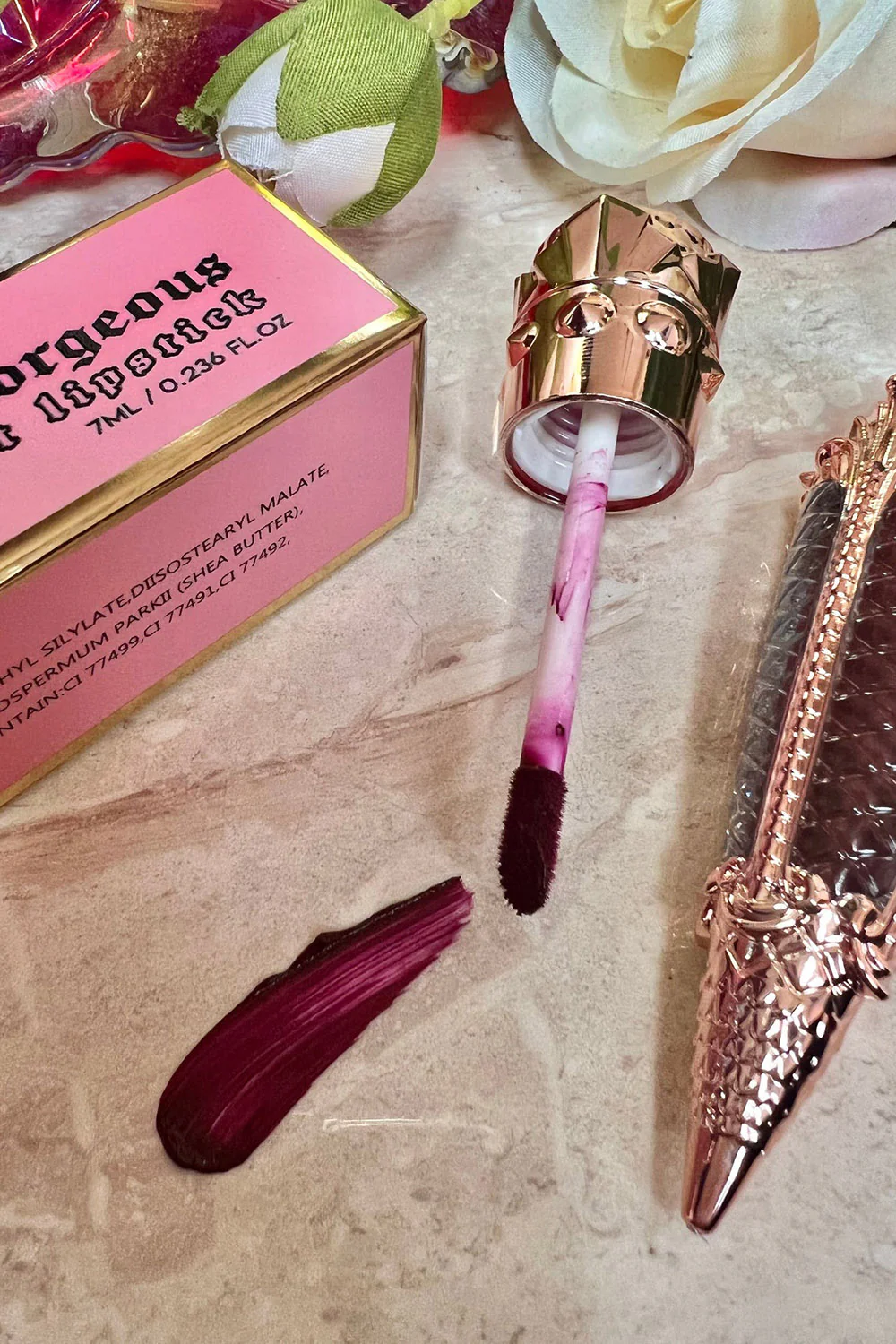 Liquid Velvet Lipstick [Sweet Dreams] - Image 4