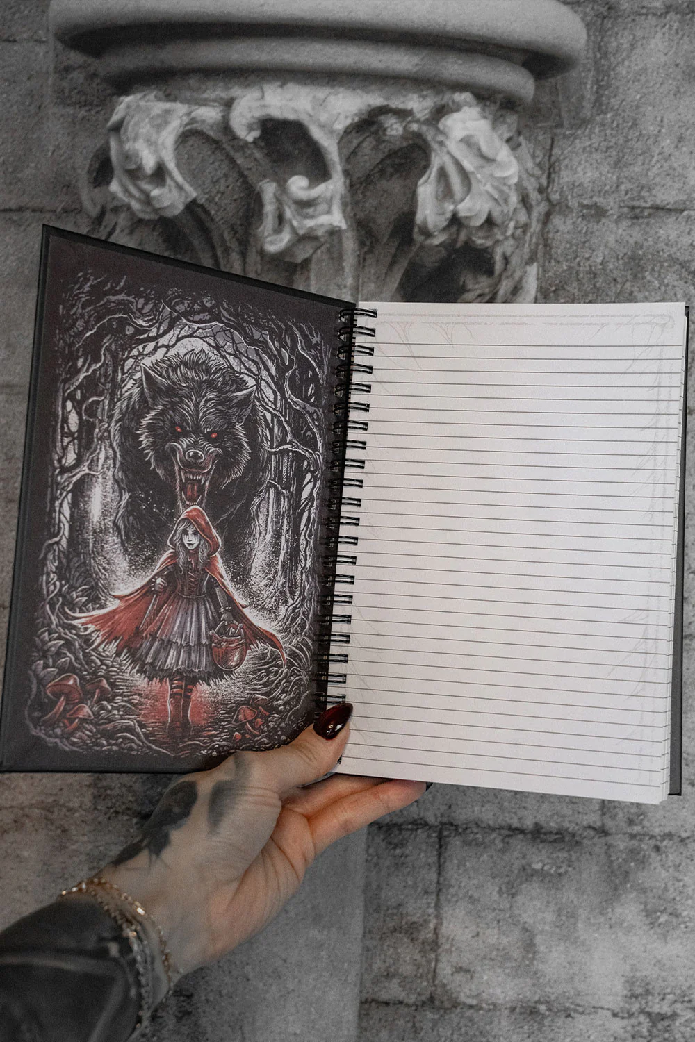 Little Dead Riding Hood Spiral Journal - Image 3