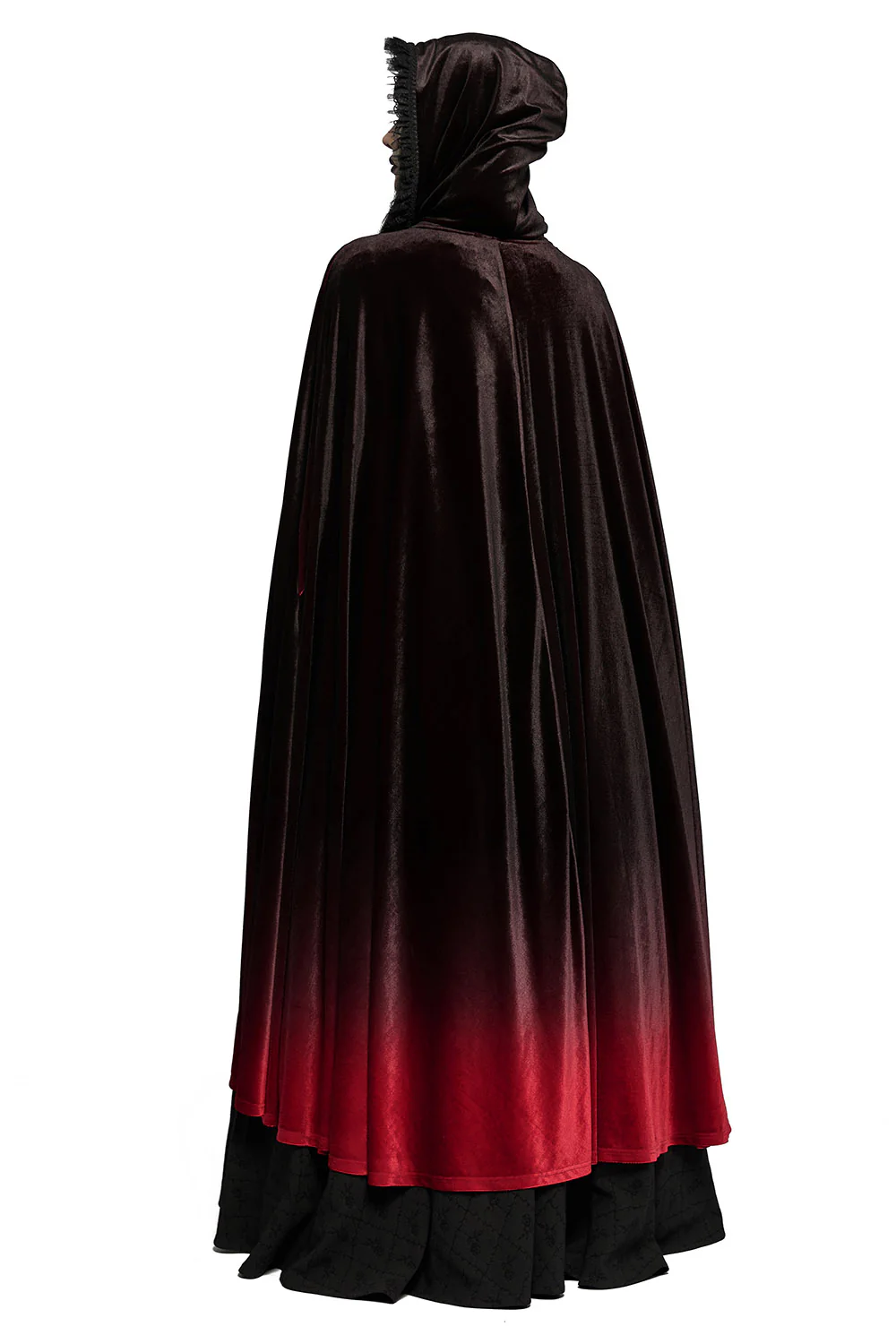 Little Dead Riding Hood Velvet Cloak - Image 4