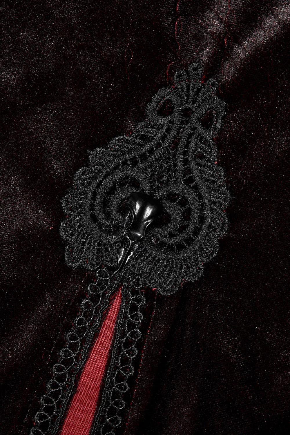 Little Dead Riding Hood Velvet Cloak - Image 8