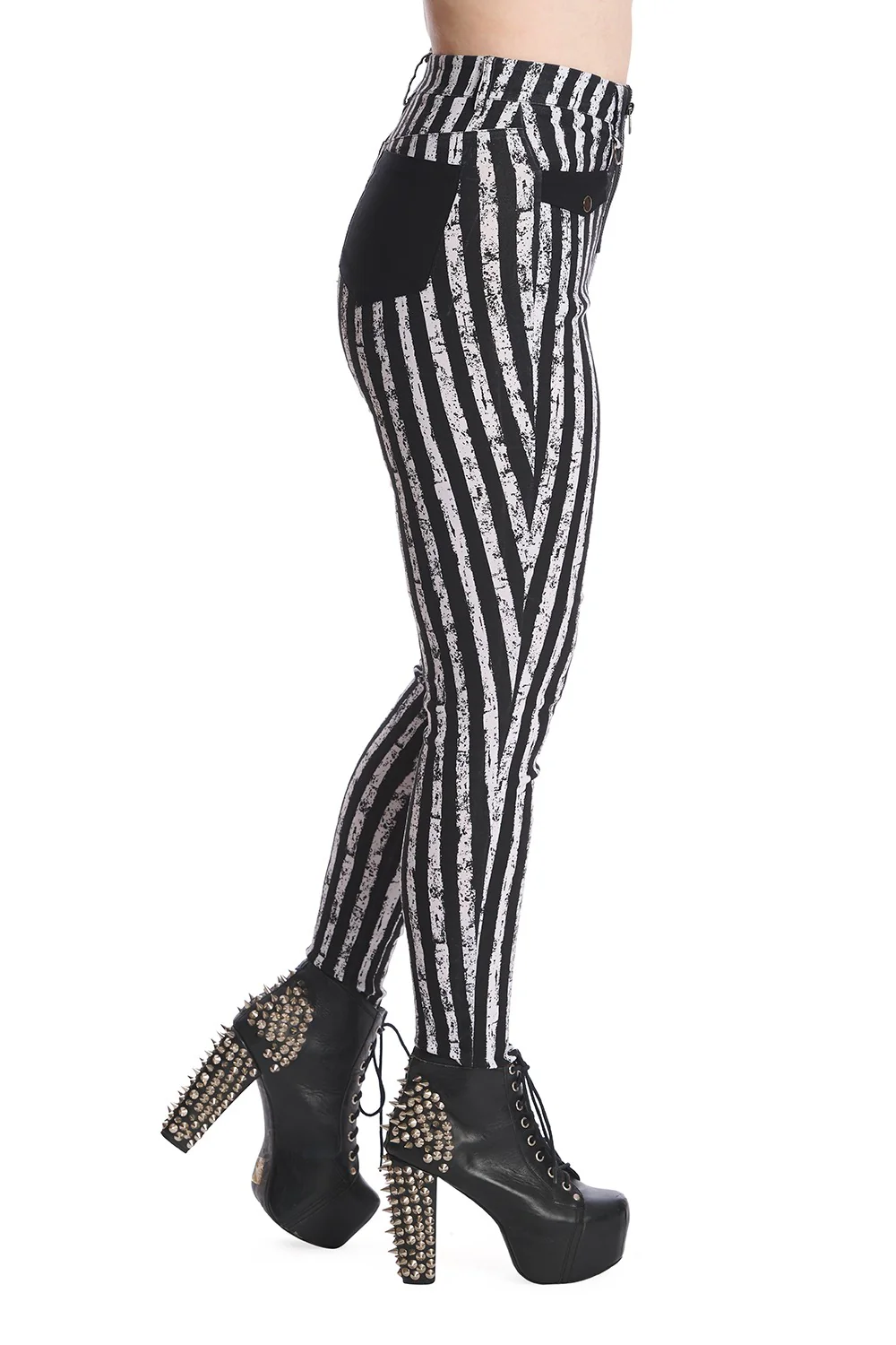 Little Lydia Striped Skinny Jeans - Image 3