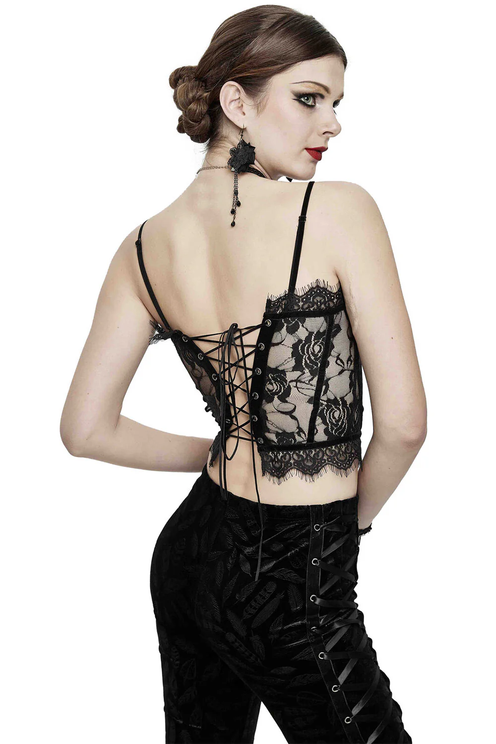 Lore Lace Crop Top - Image 3
