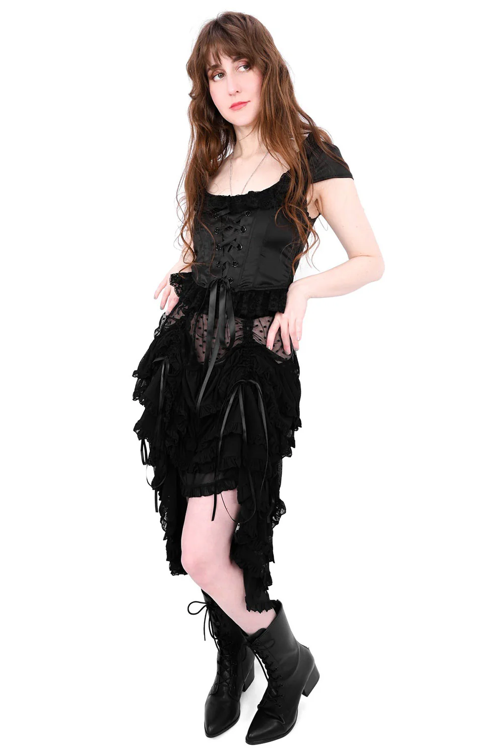 Lottie Mesh Ruffle Skirt - Image 5
