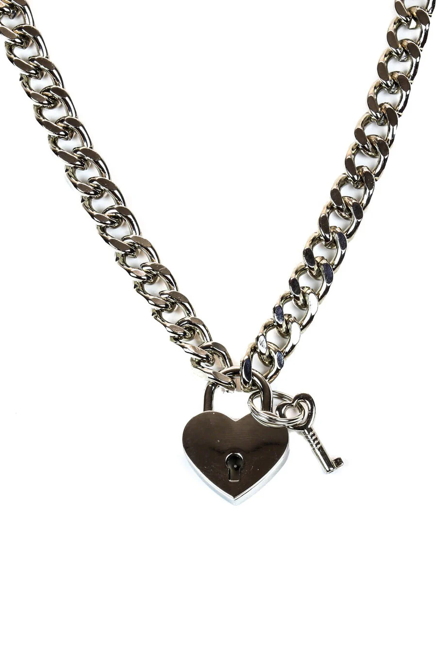 Love Sucks Chunky Chain Necklace [SILVER] - Image 2