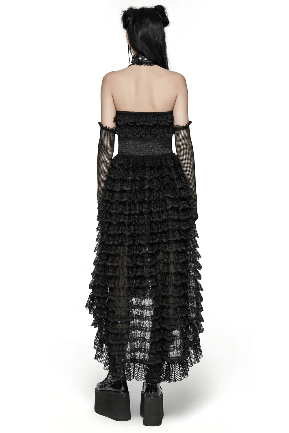 Lovett Layered Ruffle Dress & Glove Set - Image 5
