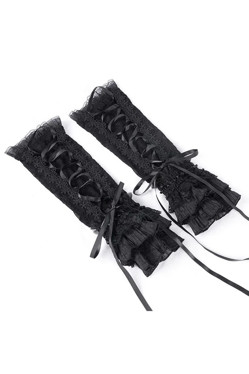Lugosi Layered Goth Gloves - Image 5
