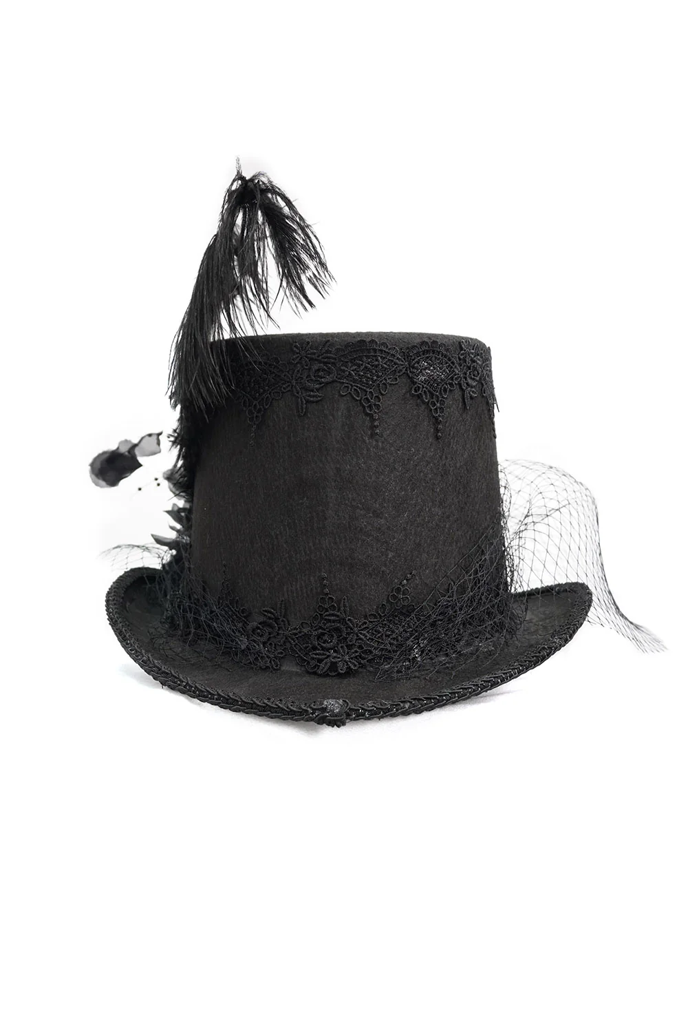 Mad Hatter Veiled Top Hat - Image 8