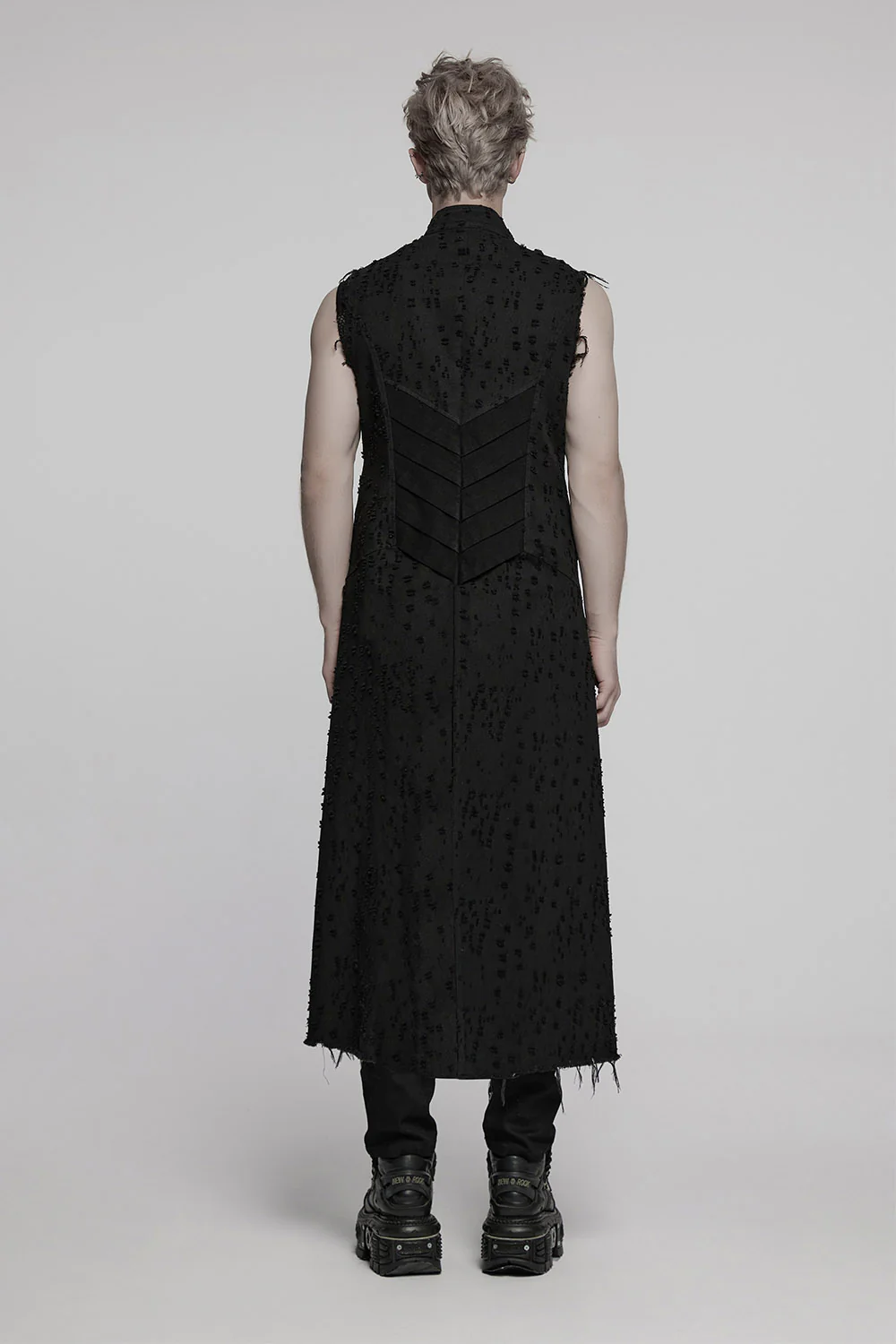 Malware Distressed Trench Coat - Image 5