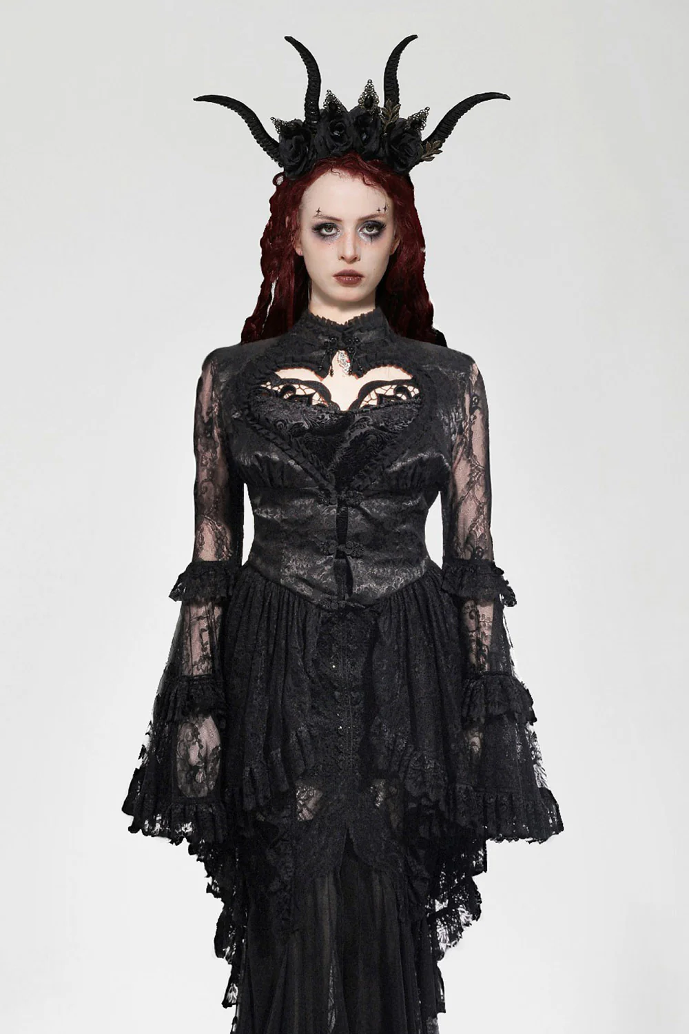Mary Bloody Mary Gothic Tailcoat Duster - Image 3