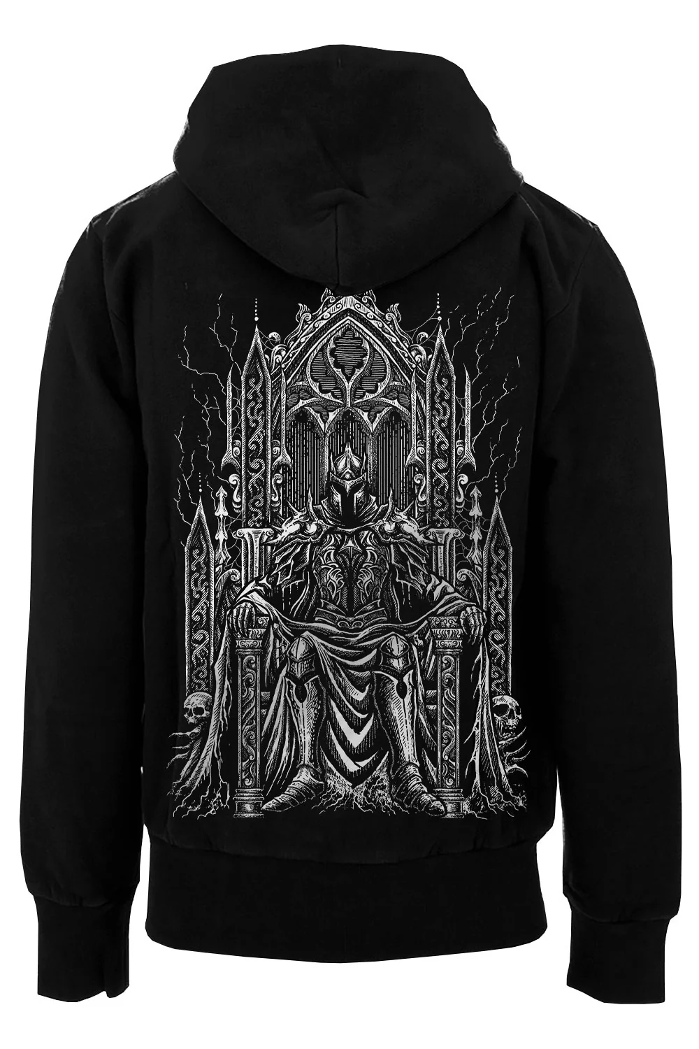 Medieval Knight Hoodie [Metallic Silver] - Image 2
