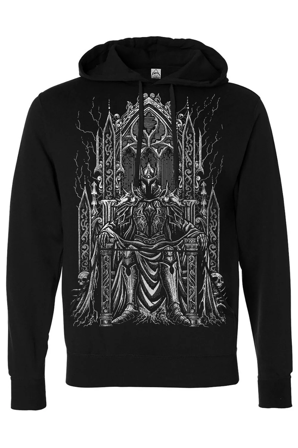 Medieval Knight Hoodie [Metallic Silver] - Image 3