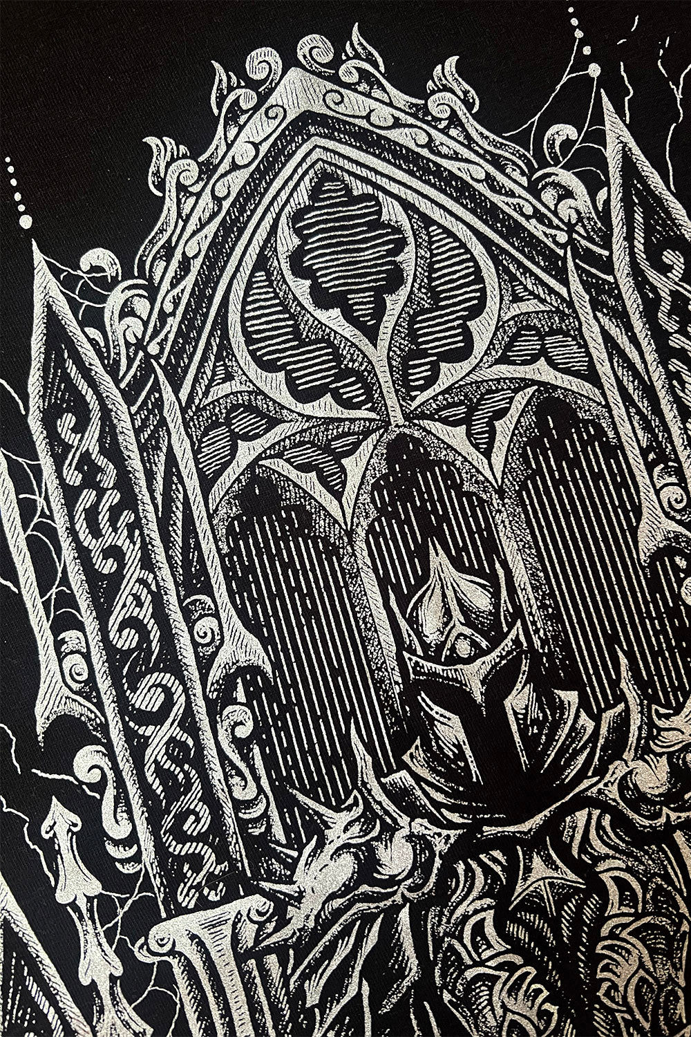 Medieval Knight Sweatshirt [Metallic Silver] - Image 3