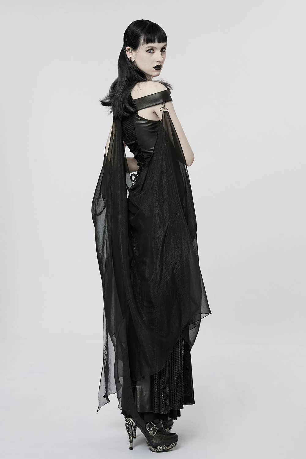 Medusa's Gaze Leg Slit Dress - Image 3