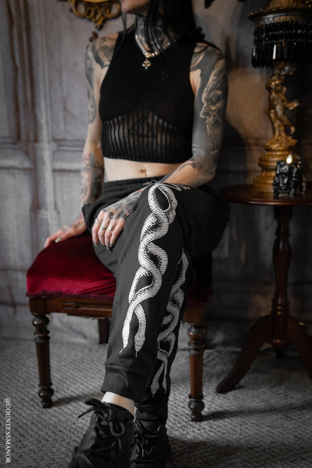 Medusa's Serpents Joggers [Unisex] - Image 2