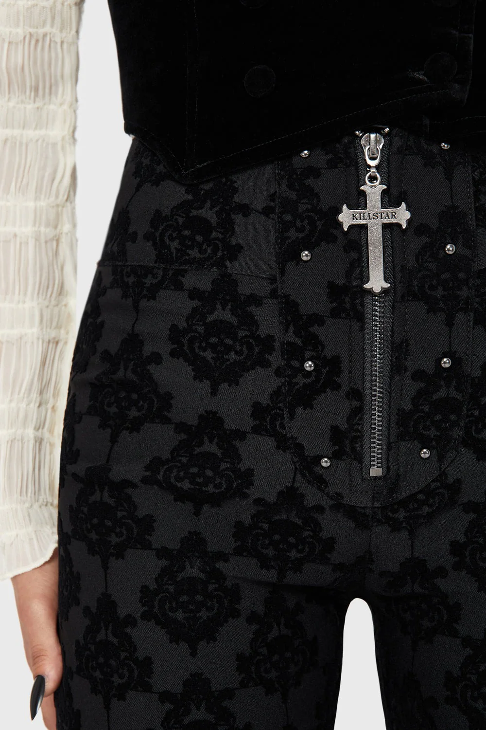 Melisande Skinny Fit Trousers - Image 2