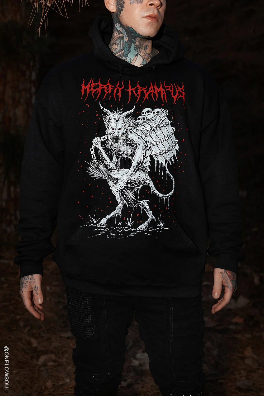 Merry Krampus Hoodie - Image 11