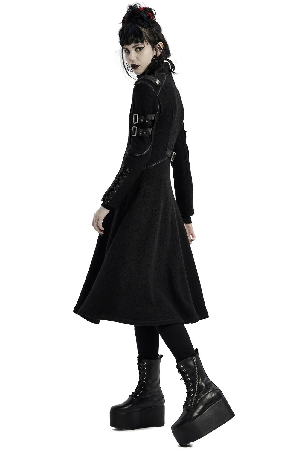 Midnight Militia Gothic Coat [BLACK] - Image 3