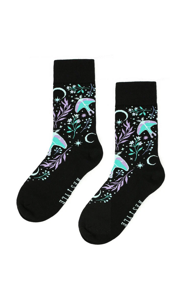 Moonglow Jaquard Socks - Image 2