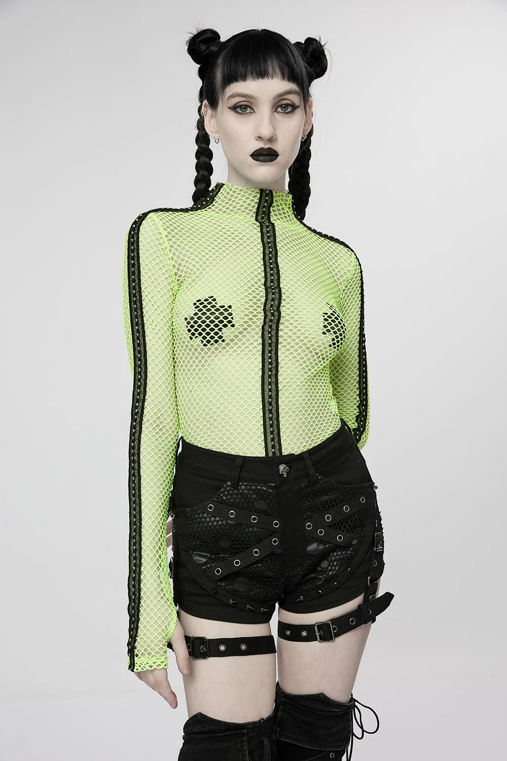 Moonhollow Spiked Shorts with Leg Straps - Image 7
